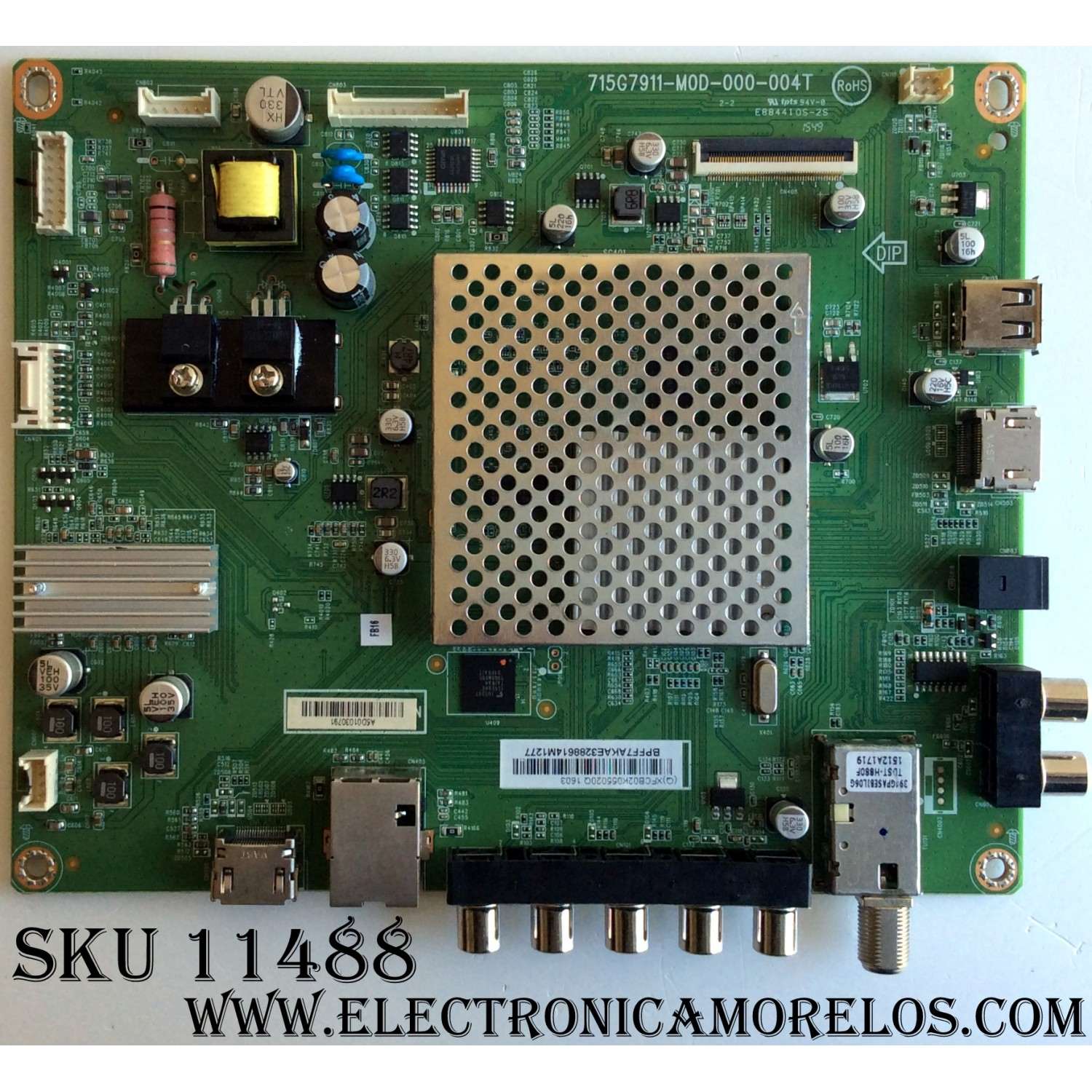 MAIN PARA TV VIZIO / NUMERO DE PARTE XFCB02K056 / 715G7484-M01-001-004Y / 756TXFCB02K0560 / 715G7484-M1A-001-004Y / (Q)XFCB02K056020Q / MODELO E50-C1 LTMWSKER